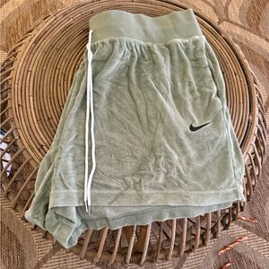 Nike Sage Green Terry Shorts